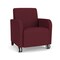 Lesro Siena Lounge Reception Guest Chair w/ Front Casters, 27 in W 29.5 in L 32.5 in H SN1101 - alternate 1